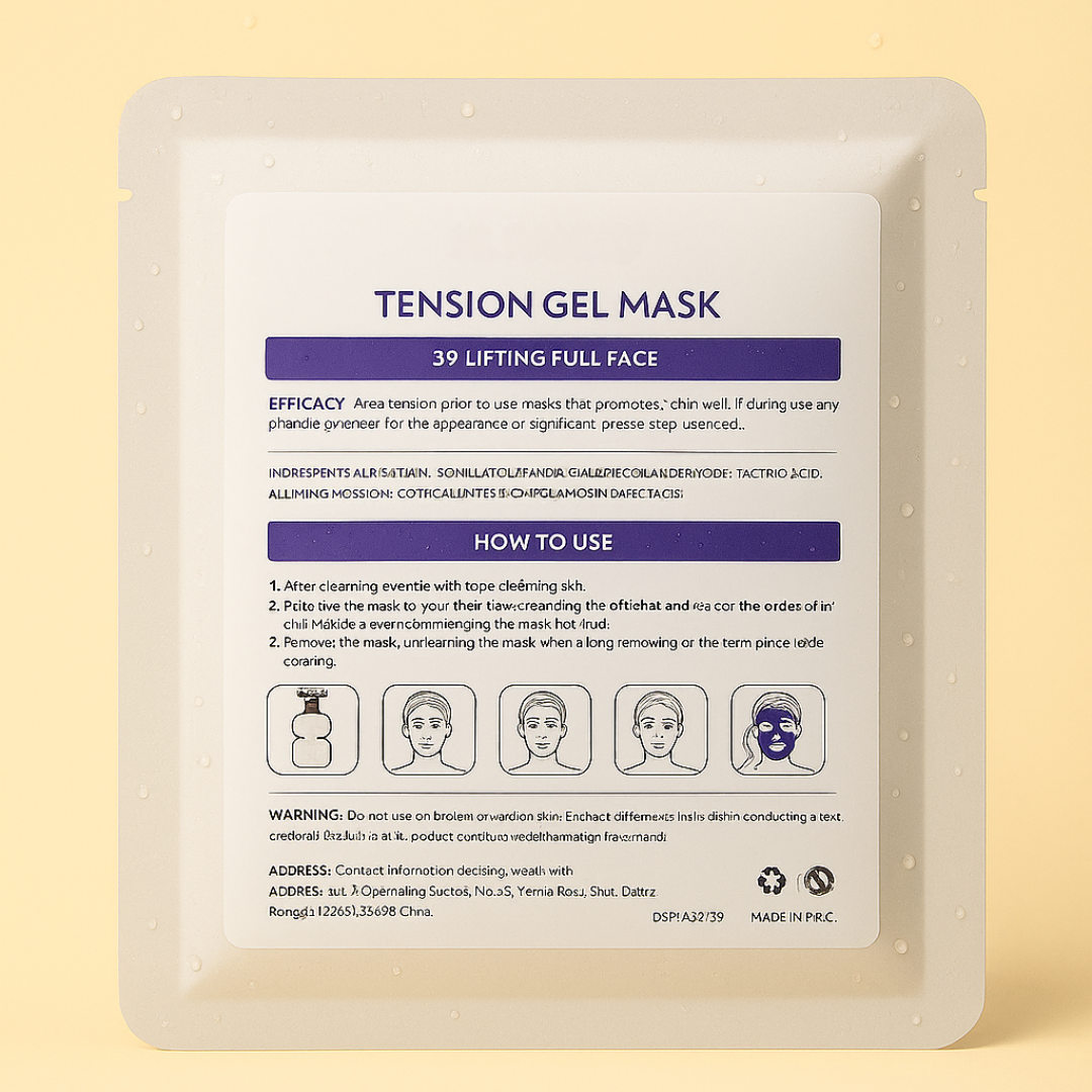 Korean 3D Collagen Tension Gel Mask